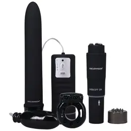 Doc Johnson Black Magic Pleasure Kit Multi-Function Set Black