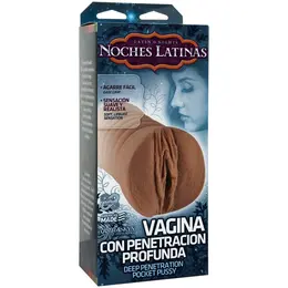 Doc Johnson Noches Latinas Amiga Para La Palma ULTRASKYN Caramel Model