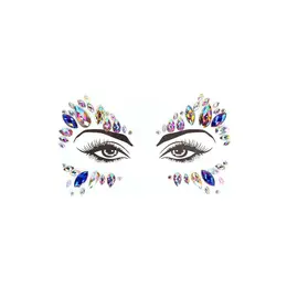 Dazzling Eye Sparkle Bling Sticker - Self-Adhesive Face Crystals