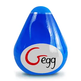Gvibe G-Egg Blue Intimate Egg with Vibrating System, Reusable TPE