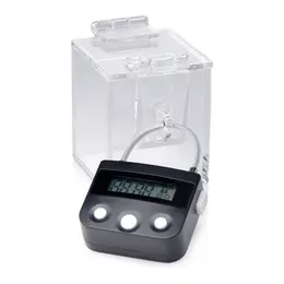 Master Series Deluxe Transparent Key Holder Case with Digital Timer Lock