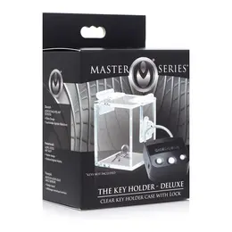 Master Series Deluxe Transparent Key Holder Case with Digital Timer Lock