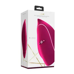 VIVE MINU Lay-On Massager Pink - 10 Vibration Modes, Waterproof Design