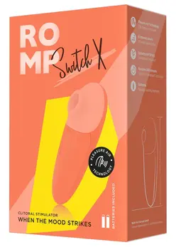 ROMP Switch X Air Pulse sistem, 6 intenziteta, kompaktan, silikon, plavi