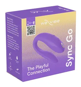 We-Vibe Sync Go ljubičasti – dvostruki nosivi vibrator, kontrolisan aplikacijom, silikon