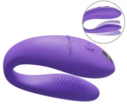 We-Vibe Sync Go ljubičasti – dvostruki nosivi vibrator, kontrolisan aplikacijom, silikon