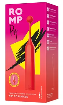 ROMP Pop Mini intimni uređaj sa 2 zamenjiva silikonska dodatka