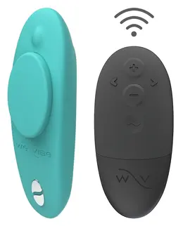 We-Vibe Moxie+ Aqua - Discreet Wearable Intimate Device, Blue