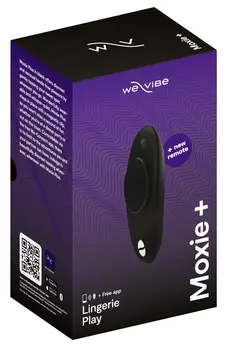 We-Vibe Moxie+ Satin Black - Compact Remote-Control Intimate Device
