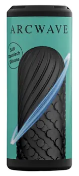 Arcwave Ghost crni intimni rukav CleanTech silikon 10 cm