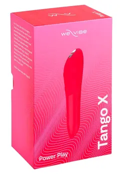 We-Vibe Tango X Cherry Red kompaktni intimni uređaj, 8 brzina