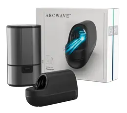 Arcwave Ion Intimate Airwave Device CleanTech Silicone Black 15.4 cm