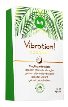 intt Vibration! Coconut efekt gel 15ml – veganska zagrevajuća formula