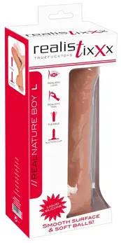Realistixxx Real Nature Boy L Anatomical Model with Suction Cup 24.7cm