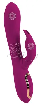 Javida 3-Funkcionalni Rotirajući Biserni Silikonski Intimni Masažer, 23 cm, Ljubičasta