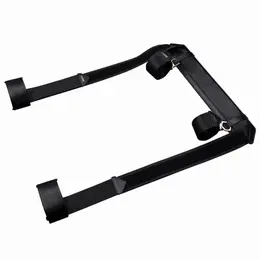 LOCKINK Adjustable Leg Spreader Black - Comfort Foam Lined Bondage Bar