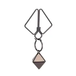 LOCKINK Nipple Clamps with Weighted Pendant Grey - Adjustable Design