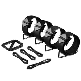 LOCKINK Hogtie Set Black - Adjustable Ankle and Wrist Restraint System
