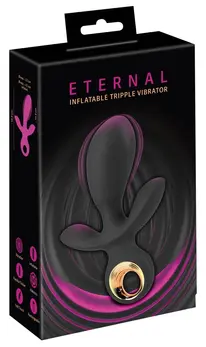 You2Toys ETERNAL Naduvavajući Uređaj za Trostruku Stimulaciju, Ljubičasta, 18.9cm