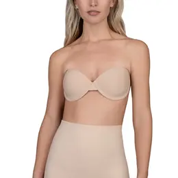 Bye Bra Glam Bra Beige E - Strapless Reusable Adhesive Bra