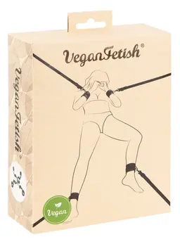 You2Toys Krevet Restraint Sistem Veganski Podesivi Crni 180cm