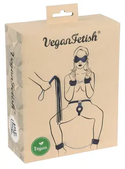 You2Toys Vegan Bondage Set 5-Piece Faux Leather Black Adjustable