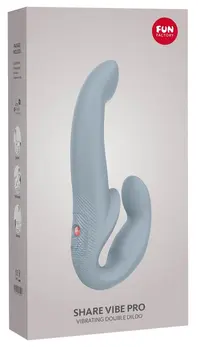 FUN FACTORY Share Vibe Pro Intimate Machine Cool Grey Silicone 14 cm
