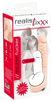 Realistixxx Double Fucker intimni sistem sa vibracionim modulom 18 cm