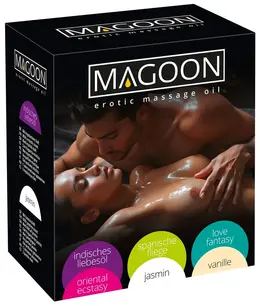 Magoon set masažnih ulja 6 x 50 ml - Različiti mirisi, hranljiva formula