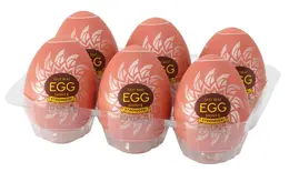 Tenga Egg Shiny II 6-Pack - Flexible Textured Stimulation System