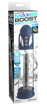Pump Worx Max Pro Flow Blue Automatski sistem za intimni trening 28.6cm