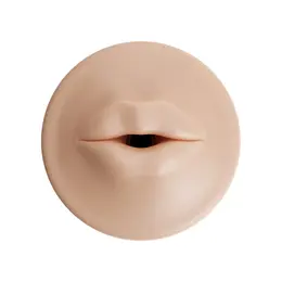 Autoblow AI Ultra Intimate Sleeve Mouth Bež - Rebrasti TPR umetak