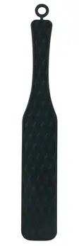Fetish Fantasy Elite Silicone Paddle Black - Hygienic Flexible Model