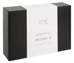 Womanizer Premium Set with Accessories, Smart Silence, 12 Levels, Black