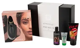 Womanizer Premium Set with Accessories, Smart Silence, 12 Levels, Black