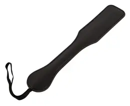 You2Toys Leather Paddle Black - Ergonomic Handle, 32 cm