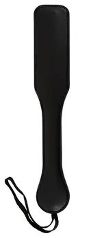 You2Toys Leather Paddle Black - Ergonomic Handle, 32 cm