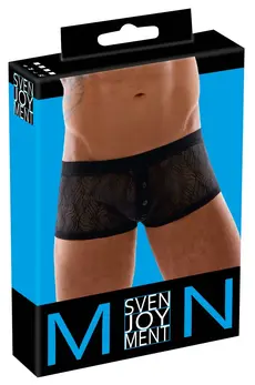 Svenjoyment rastegljive čipkaste pantalone M - mekana providna muška intimna odeća