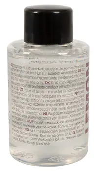 Just Play Lemon Coco Massage Oil 50ml - Exotic Scent, Vegan Formula