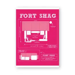 Warm Human Fort Shag Aroma Candle - Decorative Pillow Fort Theme