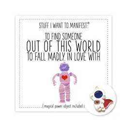 Warm Human Manifestation Token - Out of This World Love Edition, Compact Gift