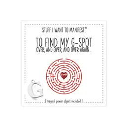 Warm Human Manifestation Power Object - To Find My G-Spot, Compact Charm