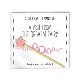 Warm Human Manifestation Charm - A Visit From The Fairy, Gift Idea