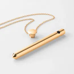 Crave Vesper 2 Intimate Jewelry 24kt Gold Plated Waterproof Necklace
