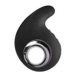Playboy Ring My Bell Crna - Dvostruki silikonski vibrator sa tapkačem