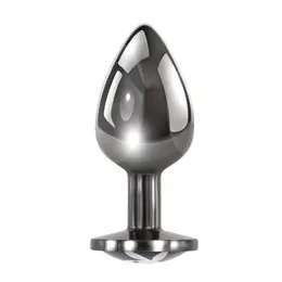 Playboy Tux Large Aluminium Intimate Plug - Elegant Black & White Design