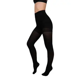 Bye Bra Total Push Up 100 Tights Black M - Italian Microfiber Support