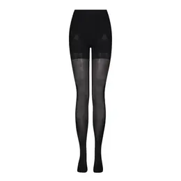 Bye Bra Total Push Up 100 Tights Black M - Italian Microfiber Support