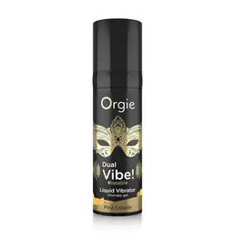 Orgie Dual Vibe Intimate Gel Pina Colada Flavor 15ml Kissable