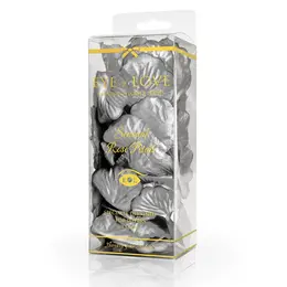 Eye of Love Silver Decorative Synthetic Rose Petals, Stain-Free, 100 pcs